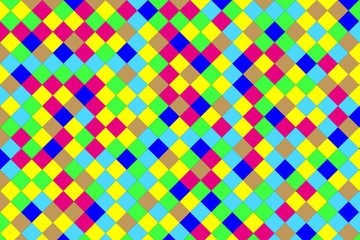 Flat geometric pattern texture. Multicolor abstract background for print and textile