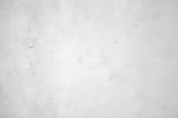 White cement plaster wall background.