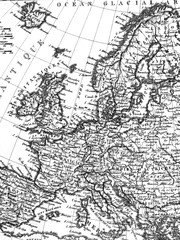 Fototapeta na wymiar 古地図　北ヨーロッパ
