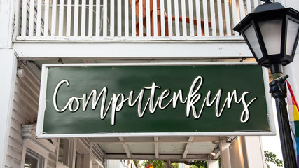 Schild 338 - Computerkurs