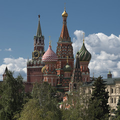 Fototapeta na wymiar Russia, Moscow, view on the Kremlin