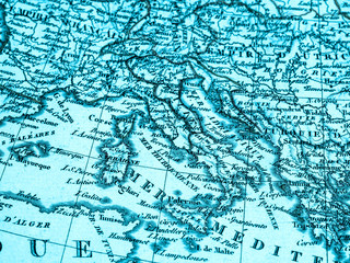 古地図　イタリア

