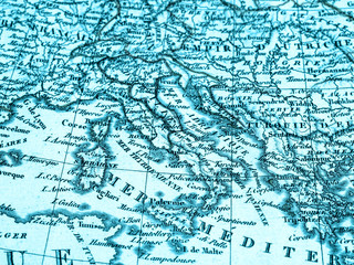 古地図　イタリア
