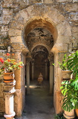 Fototapeta na wymiar Arab baths in Palma de Mallorca, Spain