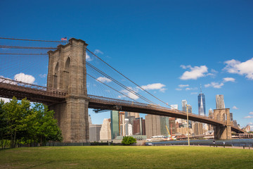 Brooklyn bridge in New York city