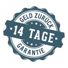 Fotobehang 14 Tage Geld zurück Garantie Siegel/Stempel © a2-design