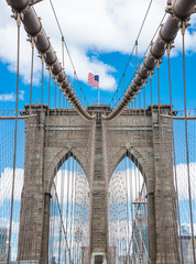 Fototapeta premium Brooklyn bridge in New York city