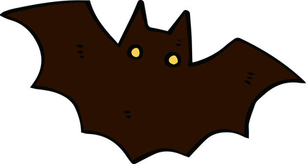 Halloween Illustration of Bat
