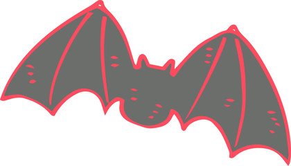 Halloween Illustration of Bat
