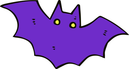 Fototapeta premium Halloween Illustration of Bat