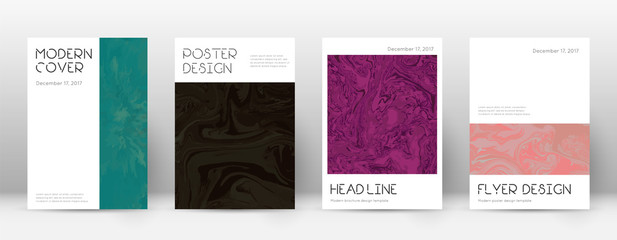 Abstract cover. Mind-blowing design template. Suminagashi marble minimal poster. Mind-blowing trendy