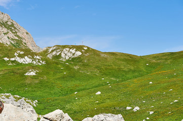 The Caucasus mountains in Russia