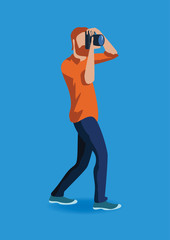 Photographer With Camera