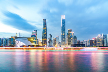 Naklejka premium Krajobrazy miasta Guangzhou