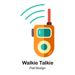 Walkie Talkie Flat Icon