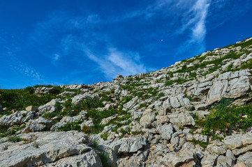 The Caucasus mountains in Russia