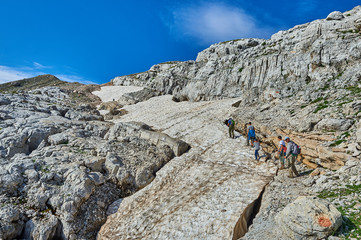 Fototapeta premium The Caucasus mountains in Russia