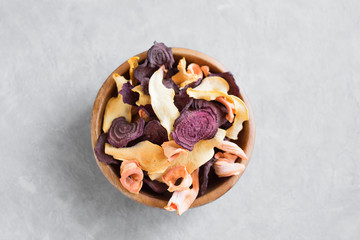 Vegetable dehydrated chips