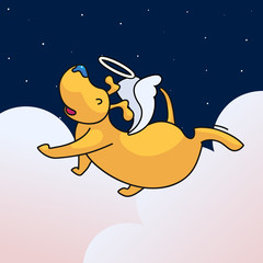 All dogs go to heaven concept