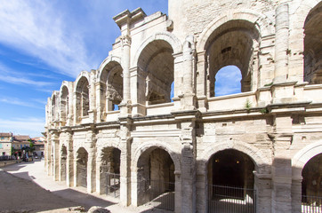 Roman amphitheatre in Arles, France