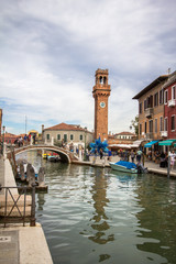 Fototapeta na wymiar Channel of Murano, Italy