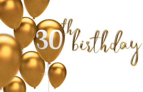 30Th Birthday Balloons Images – Browse 4,000 Stock Photos, Vectors, and  Video