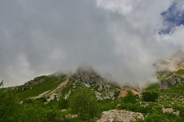 Fototapeta premium The Caucasus mountains in Russia