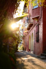 Pink house in Bilbao