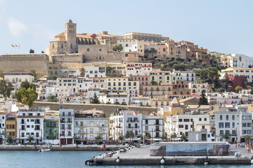 The fortress in Ibiza, Spain