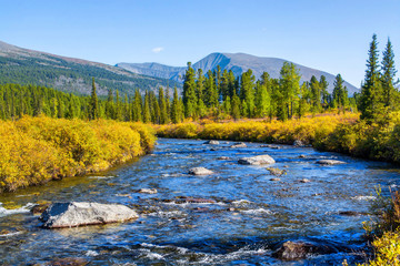 Mountain river.  Горная река