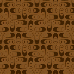 Cute geometric background. Seamless pattern.Vector. かわいい幾何学パターン