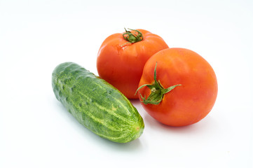 Tomatoes and Cucumber
