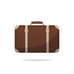 Suitcase vector isolated illustration