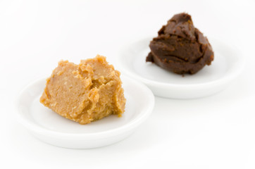 米味噌と赤だし味噌