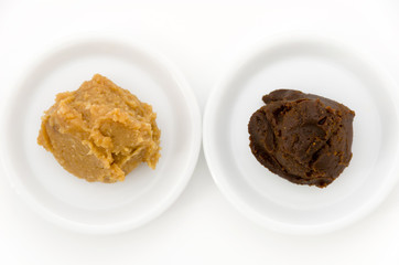 米味噌と赤だし味噌