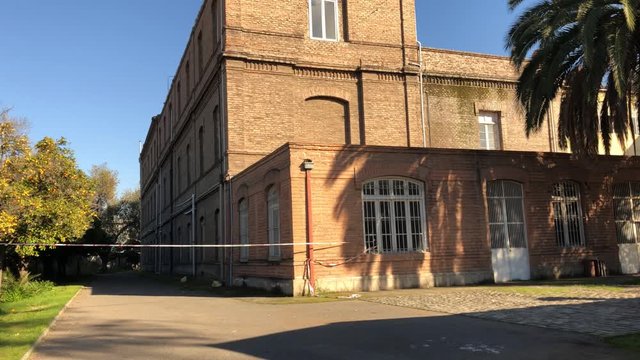 exterior structure of the abandoned catholic convent Asylum of the Little Sisters of the Poor