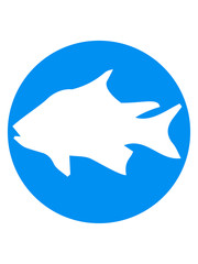 kreis rund stempel team sport logo gefangen fisch angeln schwimmen meer köder fischen see tauchen aquarium silhouette umriss