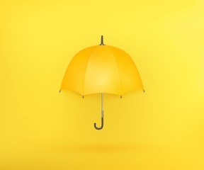 Autumn, umbrella, minimal, yellow, monochrome Vector