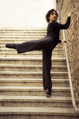 Male dancer doing a classic ballet pirouette © gemaibarra