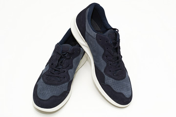 women's sports shoes isolated on white background.