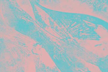 blue and pink hand painted brush grunge background texture