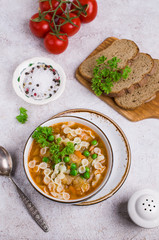 Thick traditional Italian soup