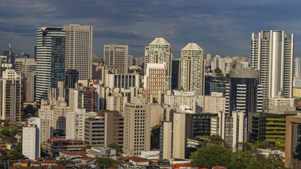 Obraz premium Amazing skyline of Sao Paulo - skyscrapers of Sao Paulo, Brazil South America 
