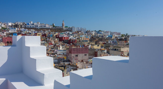 Views of the medina of the Moroccan city of Tangier