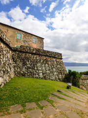 Fototapeta na wymiar Fortaleza de Sao Jose da Ponta Grossa, colonial fortress from the 18th century in Florianopolis - Brazil