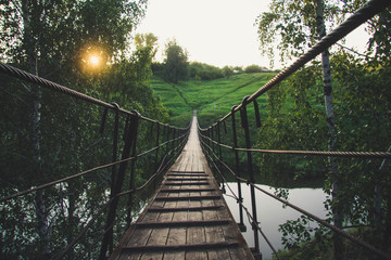 Fototapeta premium Висячий мост