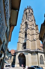 Kirchturm, Fribourg, Kathedrale