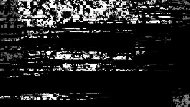 Modern computer technology failure digital databending noise glitch overlay or transition