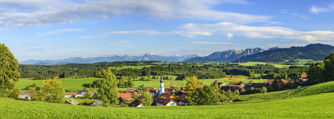 Naturlandschaft im Allgäuer Alpenvorland
