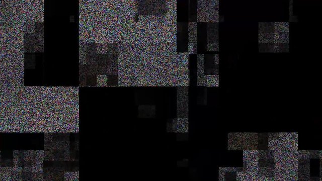 Modern computer technology failure digital databending noise glitch overlay or transition